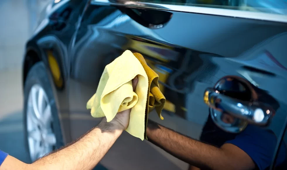 Polishing Car